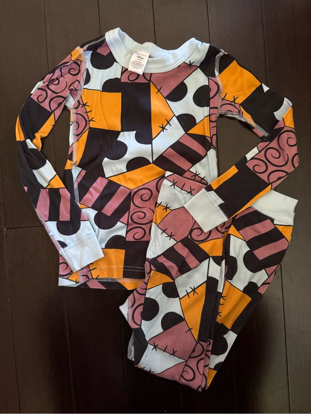 Hanna Andersson Nightmare Before Christmas Sally Pajama Set